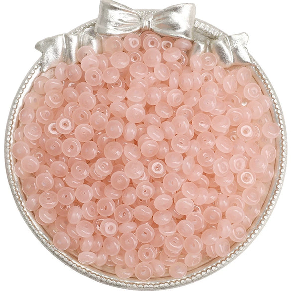 Glass Glaze Wheel Beads For Diy Handmade Bracelet Necklace Mobile Phone Chain Accessories Geometric Style