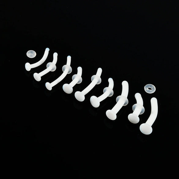 Glass Glazed Geometric Handmade Nose Ring Earring Piercing Umbilical Ornament