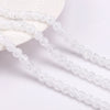 Glass Glazed Loose Beads With Broken Flowers Pattern For Diy Jewelry Accessories Lovely Geometric Style