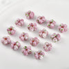 Glass Glazed Natural Style Straight Hole Beads Handmade Jewelry Accessories