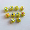 Glass Glazed Oildripped Oval Eye Pattern Jewelry Accessories For Diy Necklace And Bracelet