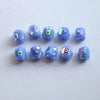 Glass Glazed Oildripped Oval Eye Pattern Jewelry Accessories For Diy Necklace And Bracelet