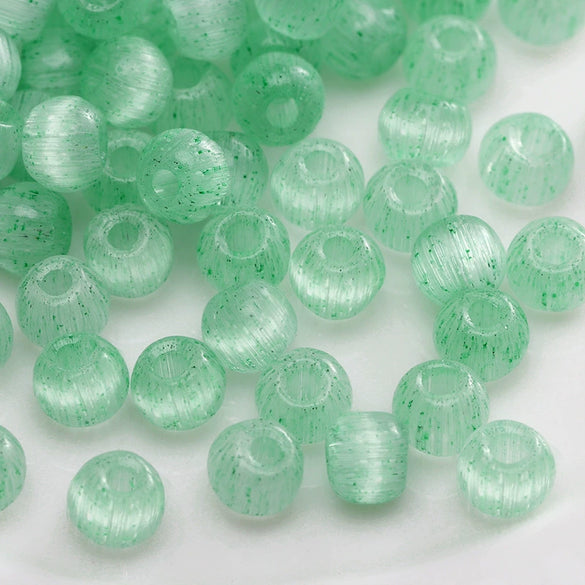 Glass Glazed Round Beads Diy Handmade Beaded Bracelet Necklace Accessories