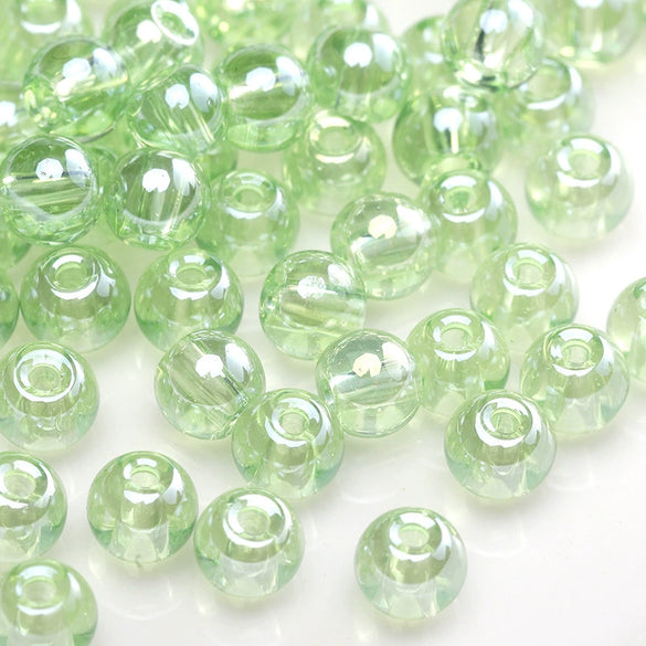 Glass Glazed Round Beads Diy Handmade Beaded Bracelet Necklace Accessories
