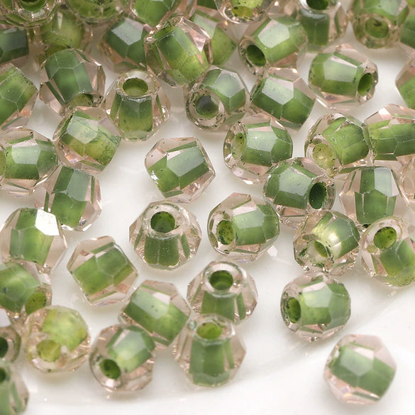 Glass Glazed Round Beads Diy Handmade Beaded Bracelet Necklace Accessories