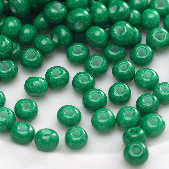 Glass Glazed Round Beads Diy Handmade Beaded Bracelet Necklace Accessories