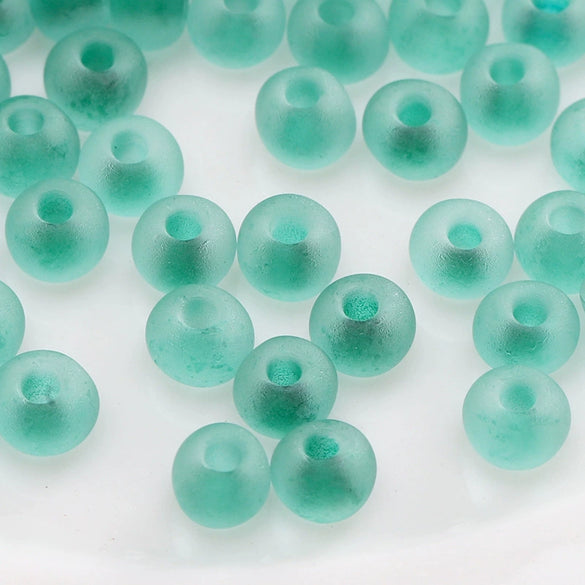Glass Glazed Round Beads Diy Handmade Beaded Bracelet Necklace Accessories