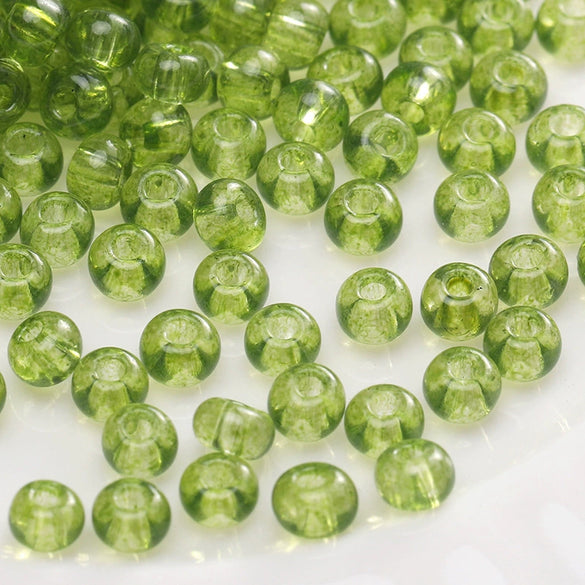 Glass Glazed Round Beads Diy Handmade Beaded Bracelet Necklace Accessories