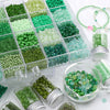 Glass Glazed Round Beads Diy Handmade Beaded Bracelet Necklace Accessories