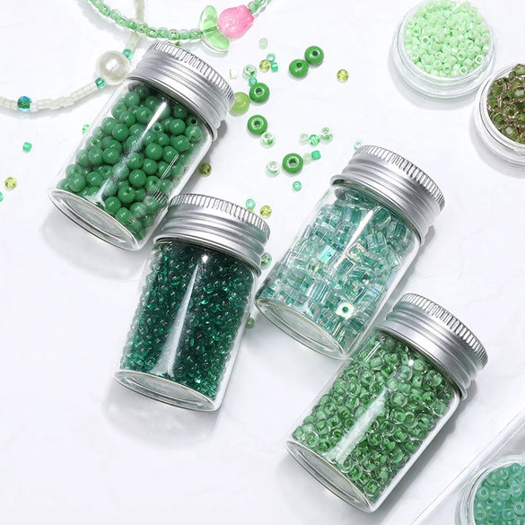 Glass Glazed Round Beads Diy Handmade Beaded Bracelet Necklace Accessories