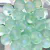 Glass Glazed Round Beads For Diy Handmade Wind Chime Beaded Bracelet Necklace With Lampwork Printing