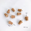 Glass Glazed Small Bottle Pendant Mobile Phone Lanyard Accessories