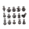 Glass Glazed Small Bottle Pendant Mobile Phone Lanyard Accessories