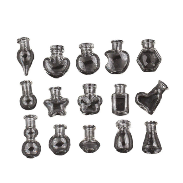 Glass Glazed Small Bottle Pendant Mobile Phone Lanyard Accessories