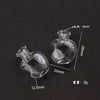 Glass Glazed Small Bottle Pendant Mobile Phone Lanyard Accessories