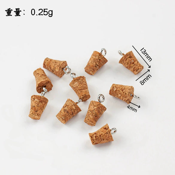 Glass Glazed Small Bottle Pendant Mobile Phone Lanyard Accessories