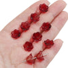 Glass Imitation Jade Natural Style Gradient Color Lily Orchid Beads Gradient Torus Handmade Diy Necklace Bracelet Accessories