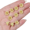 Glass Imitation Jade Natural Style Gradient Color Lily Orchid Beads Gradient Torus Handmade Diy Necklace Bracelet Accessories