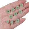 Glass Imitation Jade Natural Style Gradient Color Lily Orchid Beads Gradient Torus Handmade Diy Necklace Bracelet Accessories