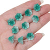Glass Imitation Jade Natural Style Gradient Color Lily Orchid Beads Gradient Torus Handmade Diy Necklace Bracelet Accessories
