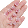 Glass Imitation Jade Natural Style Gradient Color Lily Orchid Beads Gradient Torus Handmade Diy Necklace Bracelet Accessories