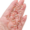 Glass Jewelry Material Package Accessories Handmade Diy Beaded Bracelet Necklace With Flower And Sakura Pattern Beads