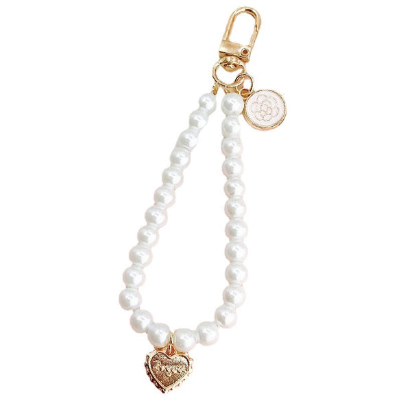 Glass Pearl Door Buckle Pendant Diy Jewelry Accessories Handbeaded Mobile Phone Case Pendant