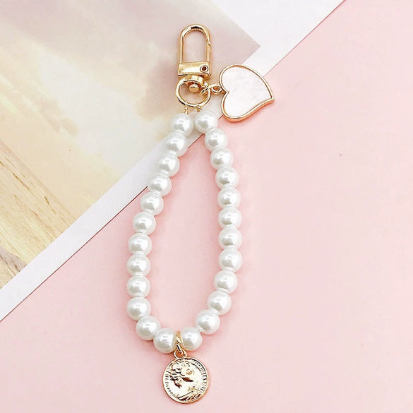 Glass Pearl Door Buckle Pendant Diy Jewelry Accessories Handbeaded Mobile Phone Case Pendant