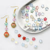 Glass Pentagonal Stars Beaded Beads DIY Handmade Antique Glaze Hairpin Earrings Material Accessories