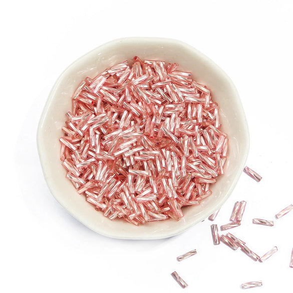 Glass Spiral Tube And Rice Beads Handmade Beading Material For Bracelet Necklace Hairpin Tassel Accessories