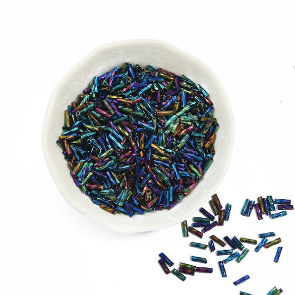 Glass Spiral Tube And Rice Beads Handmade Beading Material For Bracelet Necklace Hairpin Tassel Accessories