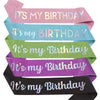 Glitter Cloth Etiquette Belt With Hot Stamping For Party Accessories