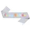 Glitter Cloth Etiquette Belt With Hot Stamping For Party Accessories