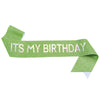 Glitter Cloth Etiquette Belt With Hot Stamping For Party Accessories