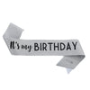Glitter Cloth Etiquette Belt With Hot Stamping For Party Accessories