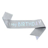 Glitter Cloth Etiquette Belt With Hot Stamping For Party Accessories