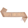 Glitter Cloth Shoulder Strap Ceremonial Belt With Bronzing