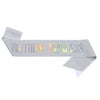 Glitter Cloth Shoulder Strap Etiquette Belt With Bronzing For Princess
