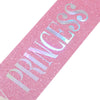 Glitter Cloth Shoulder Strap Etiquette Belt With Bronzing For Princess