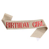Glitter Cloth Shoulder Strap Etiquette Belt With Bronzing Process