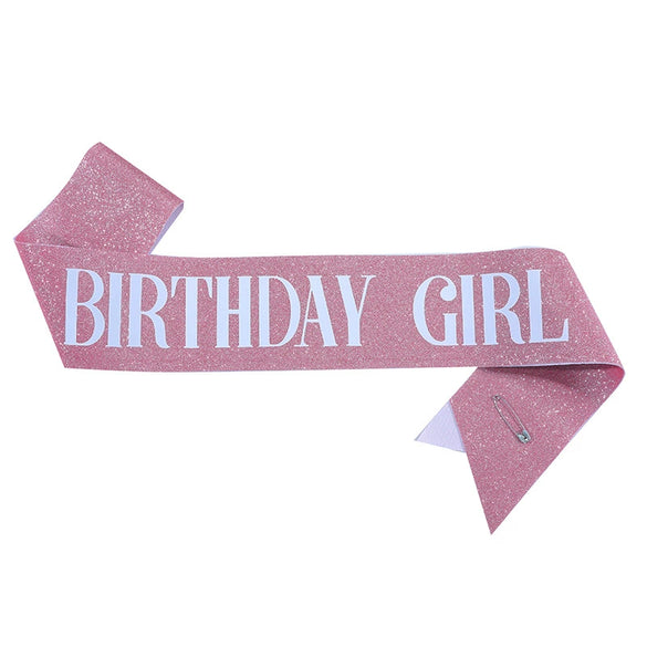 Glitter Cloth Shoulder Strap Etiquette Belt With Bronzing Process