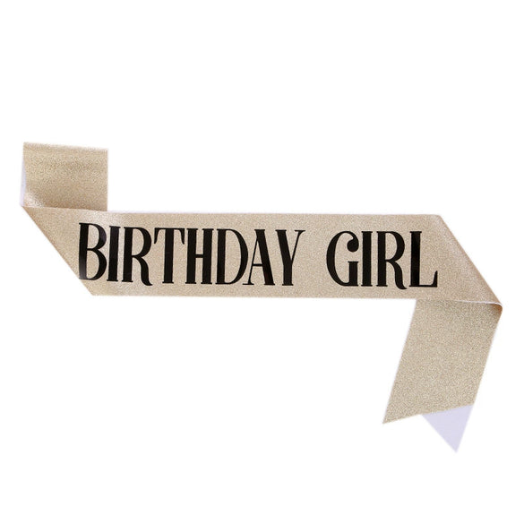 Glitter Cloth Shoulder Strap Etiquette Belt With Bronzing Process