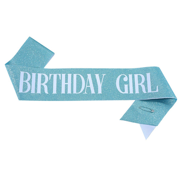 Glitter Cloth Shoulder Strap Etiquette Belt With Bronzing Process