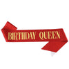 Glitter Cloth Shoulder Strap Etiquette Belt With Bronzing Process