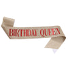 Glitter Cloth Shoulder Strap Etiquette Belt With Bronzing Process