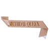 Glitter Cloth Shoulder Strap Etiquette Belt With Bronzing Process