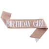 Glitter Cloth Shoulder Strap Etiquette Belt With Bronzing Process