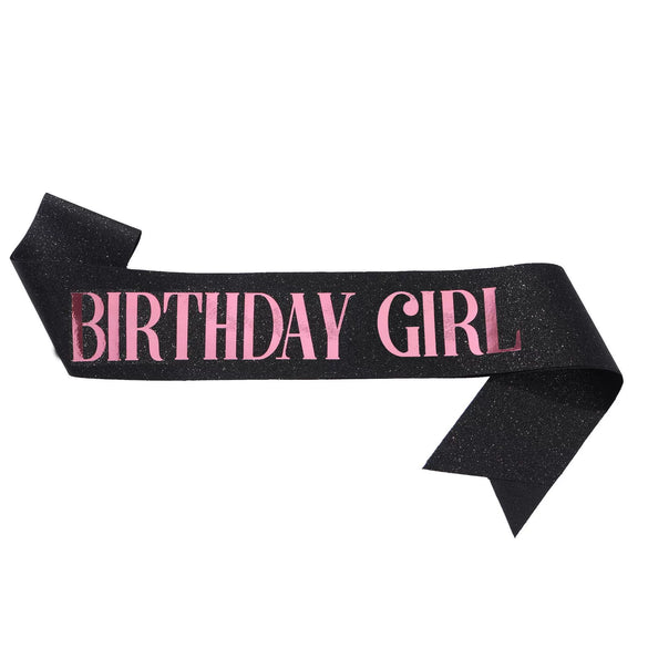 Glitter Cloth Shoulder Strap Etiquette Belt With Bronzing Process