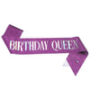 Glitter Cloth Shoulder Strap Etiquette Belt With Bronzing Process