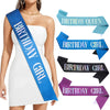 Glitter Cloth Shoulder Strap Etiquette Belt With Hot Stamping